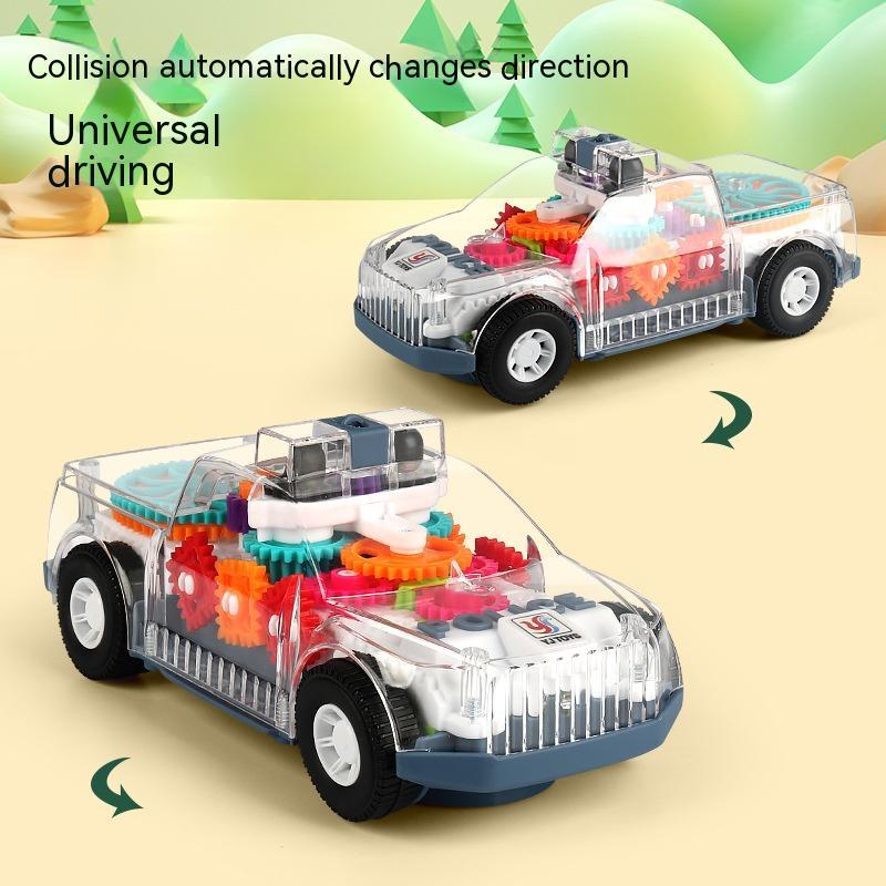 Music Light Children Police Toy Car