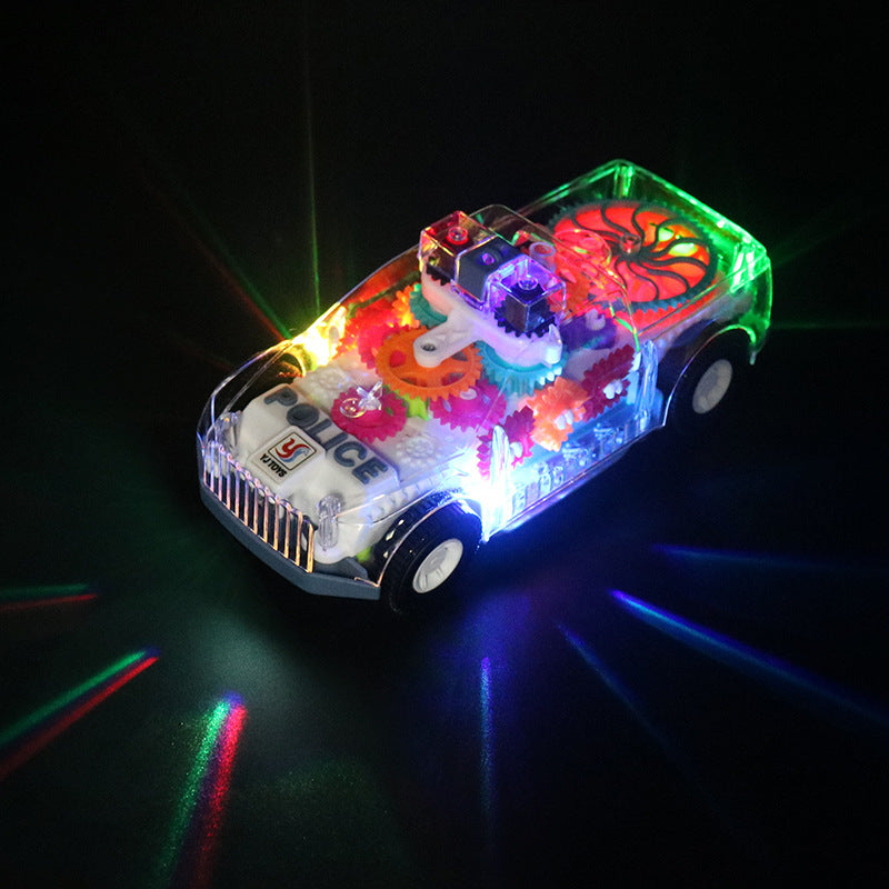 Music Light Children Police Toy Car