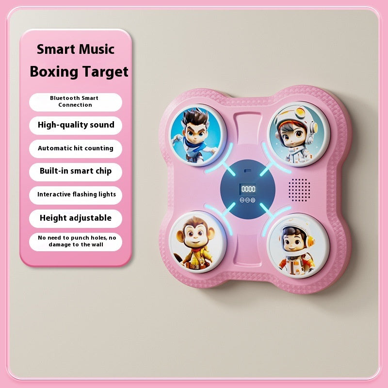 Smart Music Boxing Machine Home Electronic Wall Target Children's Fitness Sanda Reaction Training Equipment