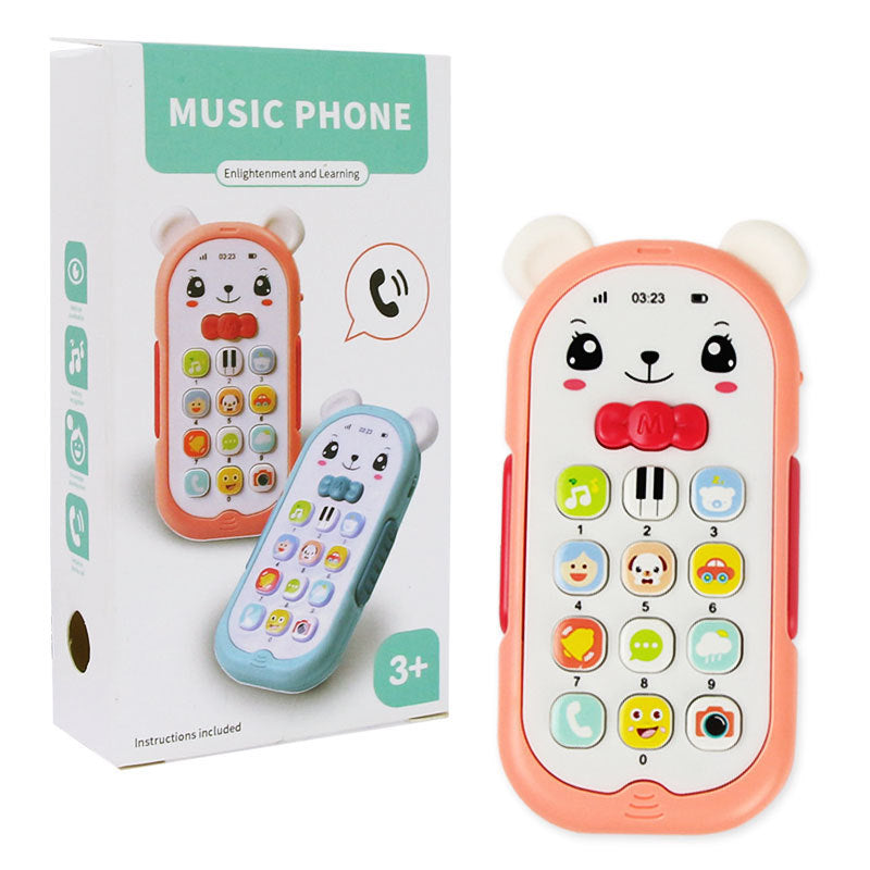 Plastic Children's Music Mobile Phone
