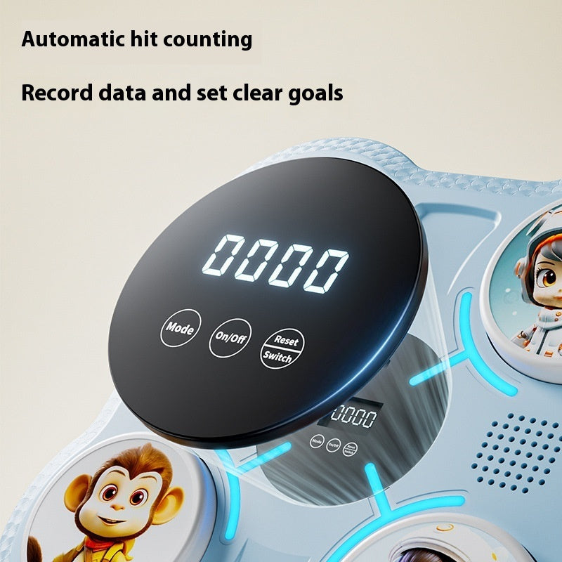 Smart Music Boxing Machine Home Electronic Wall Target Children's Fitness Sanda Reaction Training Equipment