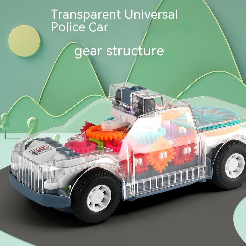 Music Light Children Police Toy Car